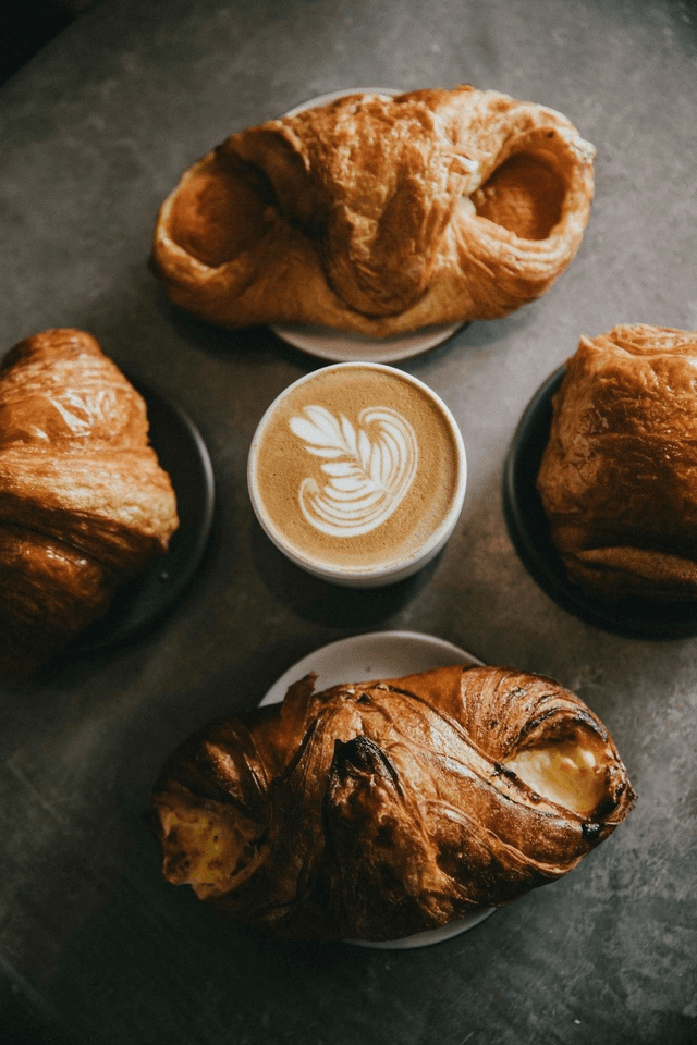 Medium Coffee and Pastry